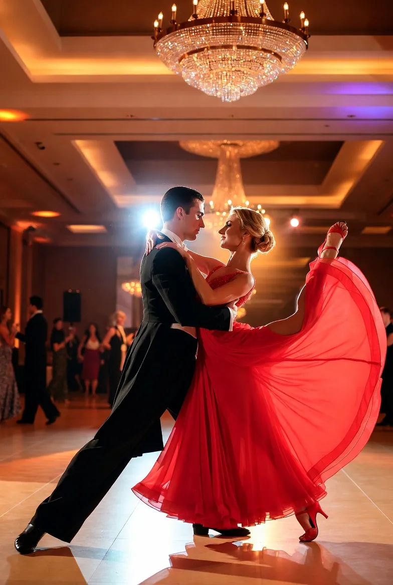 מופע ריקודים סלוניים באירוע חברה — טנגו על הבמה