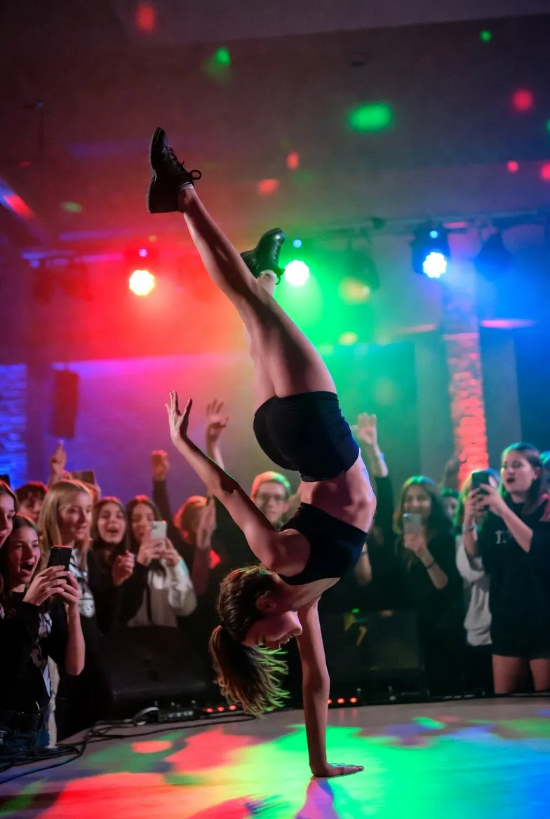 באטל ברייקדאנס באירוע — רקדן נגד אורחים