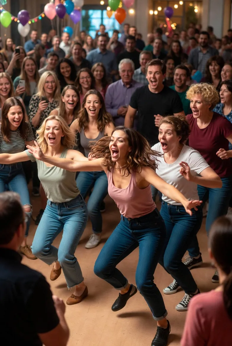 הפתעה ליום הולדת — 'המלצר' מתחיל לרקוד