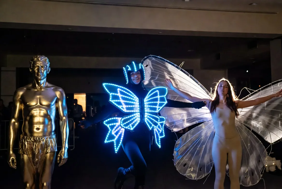 סוגי מייצגים לאירועים — מלאכים, LED, כנפיים, פסלי זהב