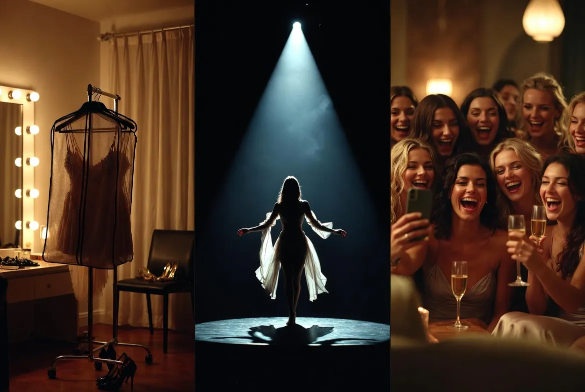 שלבי מופע חשפנות — לפני, בזמן ואחרי