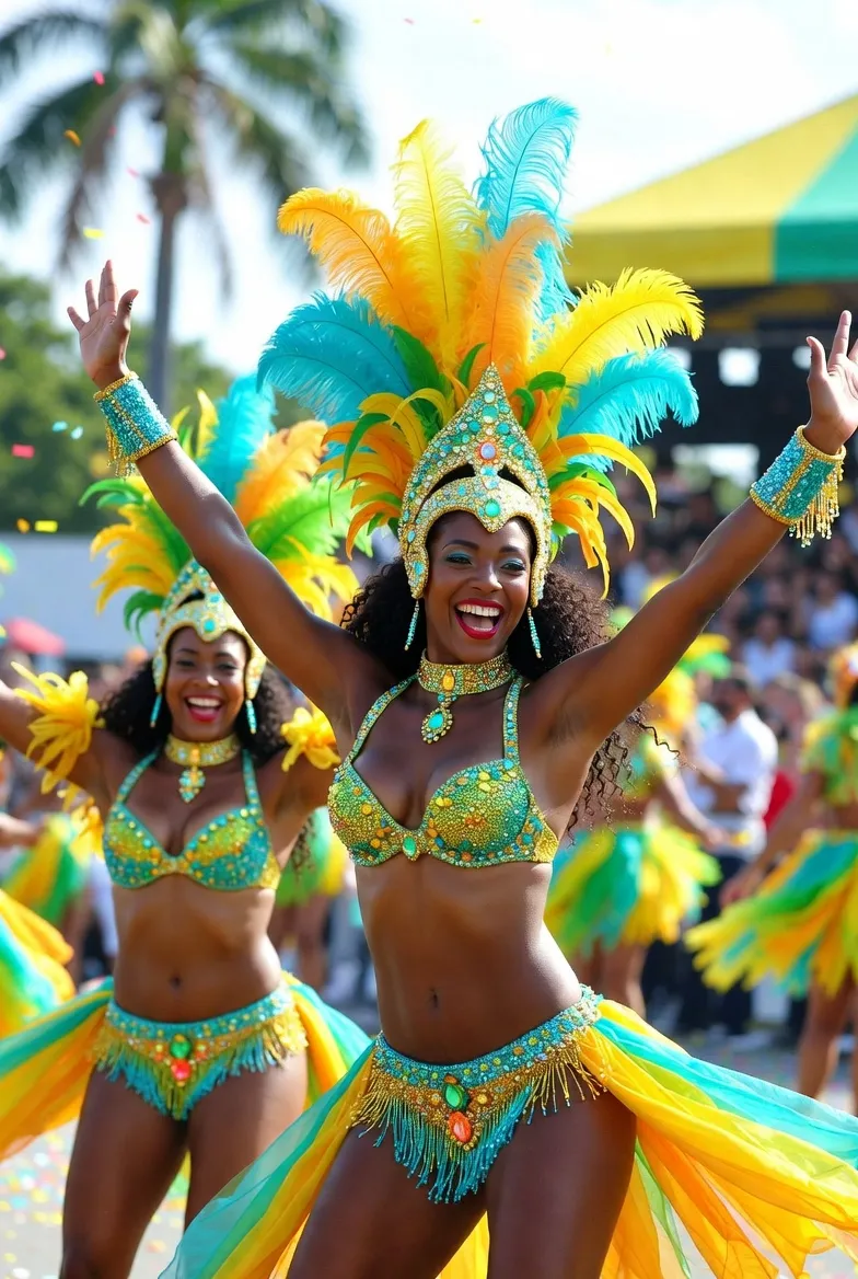 רקדנית ברזילאית מלמדת סמבה אורחים באירוע