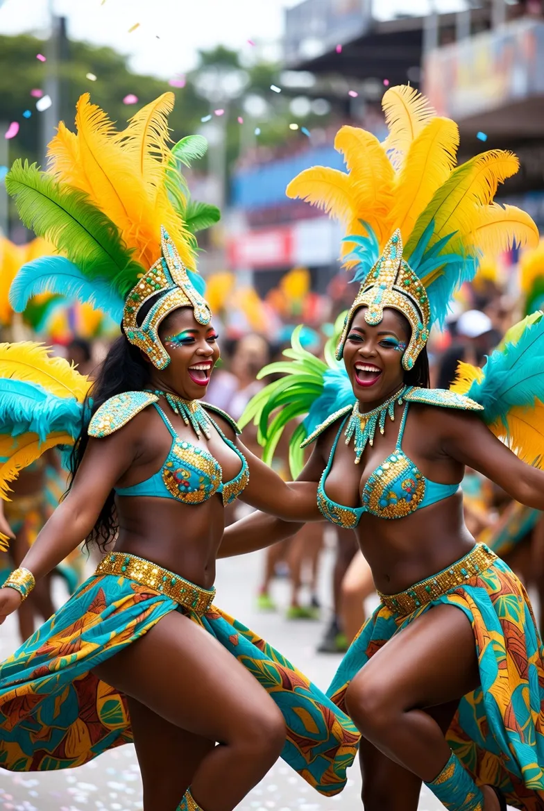 מופע סמבה ברזילאי בחתונה — רקדניות על הרחבה