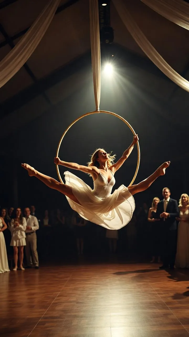 ג'אגלינג אבוקות — מופע קרקס-אש