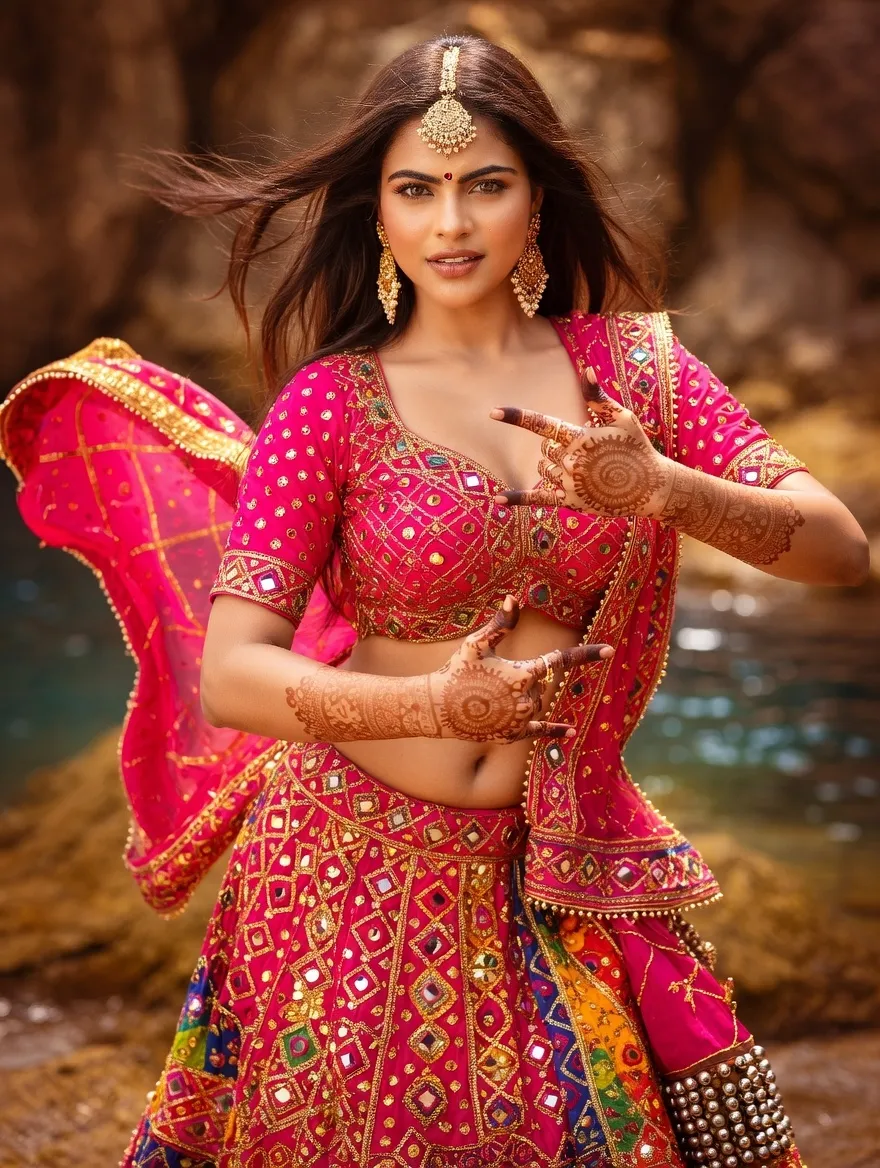 נטלי במופע ריקוד באירוע