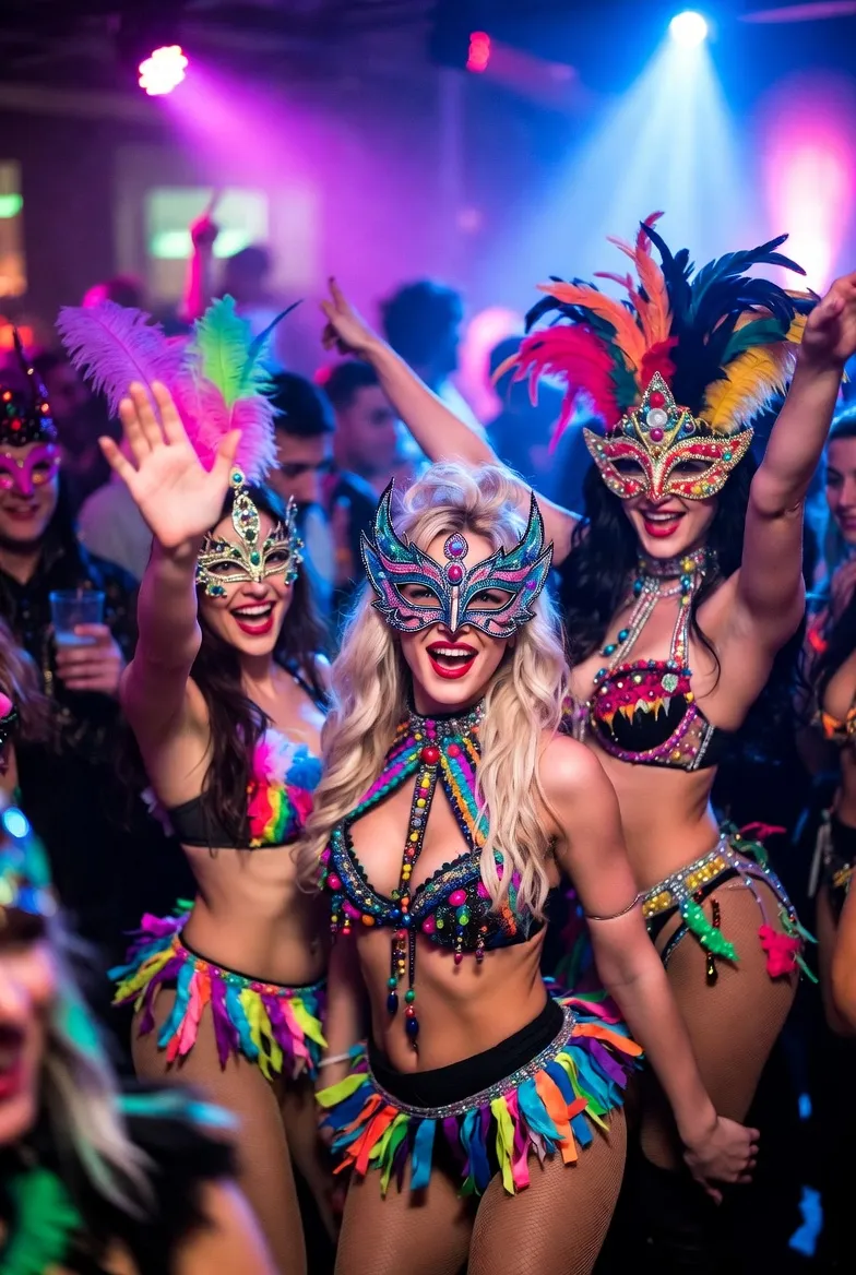 מופע ניאון UV בפורים