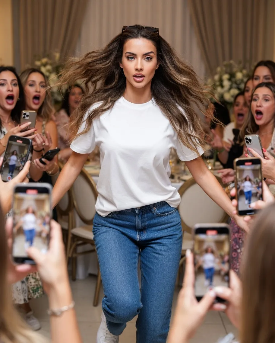 תמר במופע ריקוד באירוע