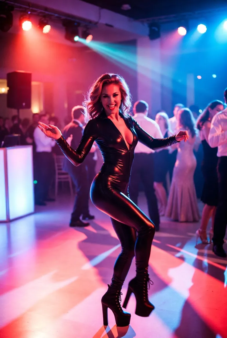 רקדנית בטן רוקדת עם כלה