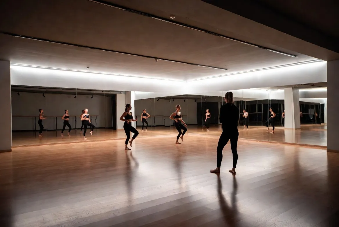 סטודיו SK Dance בתל אביב — חדר חזרות לרקדניות