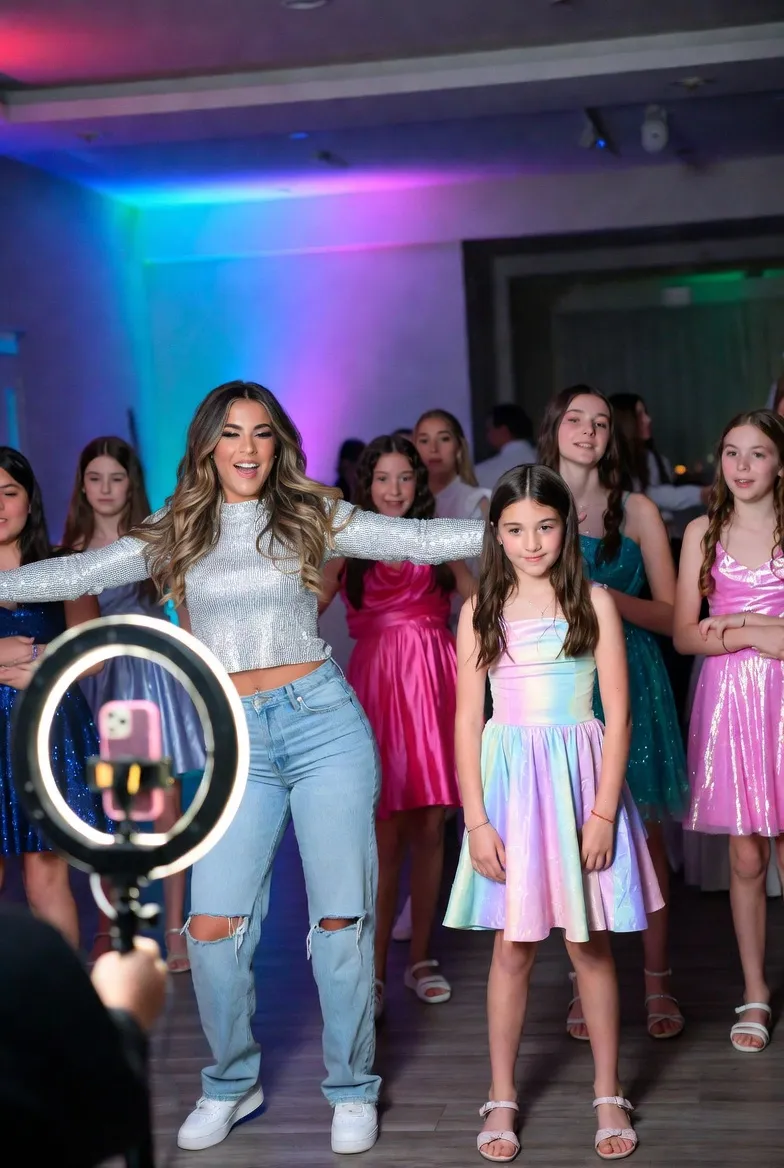 ריקוד TikTok עם יובלנית וחברות בבת מצווה — SK Dance