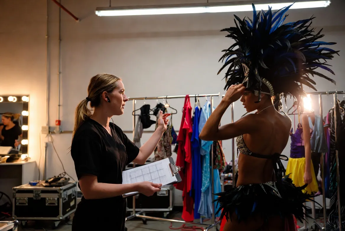 שלב 4 — מנהלת SK Dance מתאמת מאחורי הקלעים